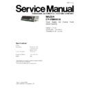 Panasonic CY-VM4491A Service Manual