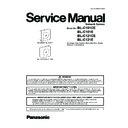 Panasonic BL-C101CE, BL-C101E, BL-C121CE, BL-C121E Service Manual
