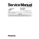 Panasonic BL-C10CE, BL-C10E (serv.man2) Service Manual Supplement
