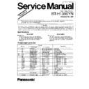 Panasonic BT-H1390YN Service Manual Simplified