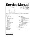 Panasonic BT-S1015DA Service Manual