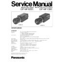 Panasonic GP-MF622E, GP-MF130E Service Manual