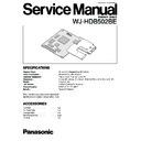 Panasonic WJ-HDB502BE Service Manual