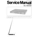 Panasonic WJ-MS488 Service Manual Supplement