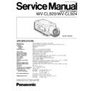 Panasonic WV-CL920, WV-CL924 Service Manual