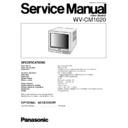 wv-cm1020 service manual