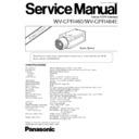 Panasonic WV-CPR460, WV-CPR464E Service Manual Simplified