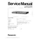 Panasonic WV-CU101 Service Manual