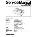 wv-cu550c service manual