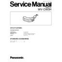 Panasonic WV-CW3H Service Manual
