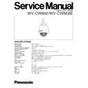Panasonic WV-CW860, WV-CW864E Service Manual