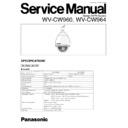 Panasonic WV-CW960, WV-CW964 Service Manual