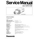 Panasonic WV-NP472E Service Manual