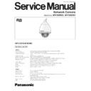 Panasonic WV-NW960, WV-NW964 Service Manual