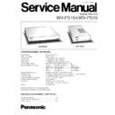 Panasonic WV-PS154, WV-PS15 Service Manual