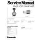 Panasonic WV-Q107AE, WV-Q108AE Service Manual