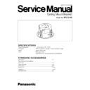 Panasonic WV-Q166 Service Manual