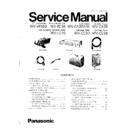 Panasonic WV-VF65B, WV-RC36, WV-CA32A-14, WV-CA38, WV-LC10, WV-CC37, WV-CC38 Service Manual
