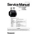 Panasonic H-F008PP, H-F008E, H-F008GK Service Manual