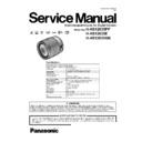 Panasonic H-HS12035PP, H-HS12035E, H-HS12035GK Service Manual
