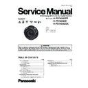 Panasonic H-PS14042PP, H-PS14042E, H-PS14042GK Service Manual