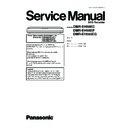 dmr-eh58ec, dmr-eh58ep, dmr-eh585eg service manual