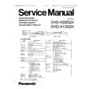 Panasonic DVD-A330, DVD-A130EN Service Manual