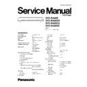 Panasonic DVD-RA82E, DVD-RA82EB, DVD-RA82EG, DVD-RA82EE Service Manual