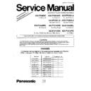 Panasonic KX-F1010RS Service Manual Supplement