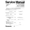 Panasonic KX-F1200BX Service Manual Simplified