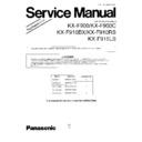 Panasonic KX-F900 Service Manual Supplement