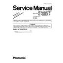 Panasonic KX-FC962RU-T, KX-FC962UA-T (serv.man5) Service Manual Supplement