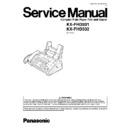 Panasonic KX-FHD331, KX-FHD332 (serv.man2) Service Manual