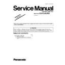 Panasonic KX-FL403RU (serv.man6) Service Manual Supplement