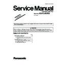 Panasonic KX-FL403RU (serv.man8) Service Manual Supplement