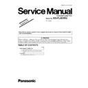 Panasonic KX-FL403RU (serv.man9) Service Manual