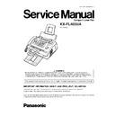 Panasonic KX-FL403UA Service Manual
