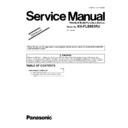 Panasonic KX-FLB883RU (serv.man7) Service Manual Supplement