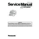 Panasonic KX-FLB883RU Service Manual