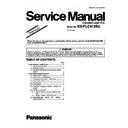 Panasonic KX-FLC413RU (serv.man4) Service Manual Supplement