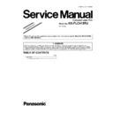 Panasonic KX-FLC418RU (serv.man2) Service Manual Supplement