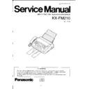 kx-fm210 service manual