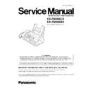 kx-fm386cx, kx-fm386bx service manual