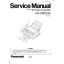 Panasonic KX-FMC230 Service Manual