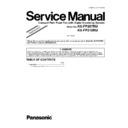 Panasonic KX-FP207RU, KX-FP218RU (serv.man10) Service Manual Supplement
