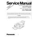 Panasonic KX-FP320E, KX-FM330E Service Manual Simplified