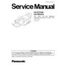 kx-fp320g, kx-fm330g service manual