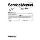 Panasonic KX-FP343UA (serv.man2) Service Manual Supplement