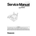 Panasonic KX-FP82RS Service Manual