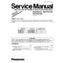 kx-fpc161, kx-fpc165, kx-fpc166 service manual supplement